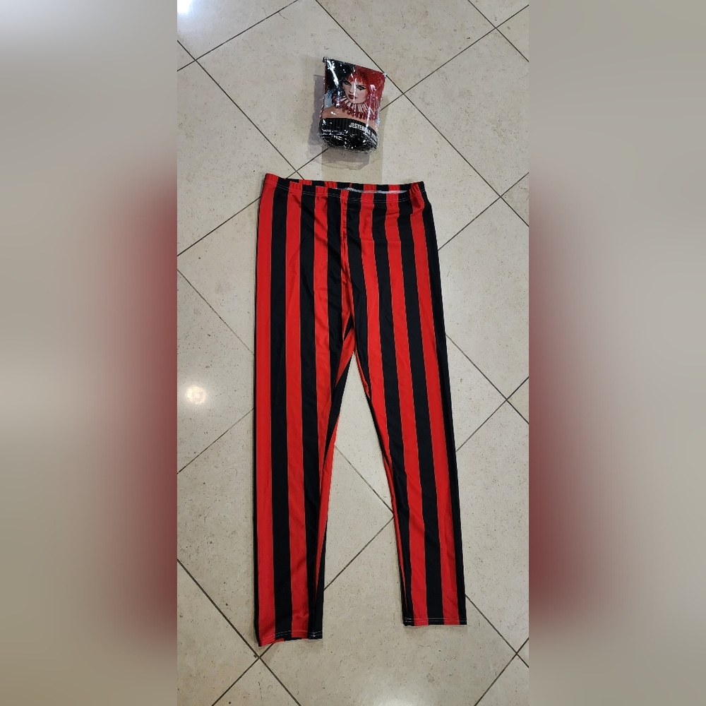 Jester Harley Quinn Halloween Costume Adult Women Size 4XL 2 Pieces NWT